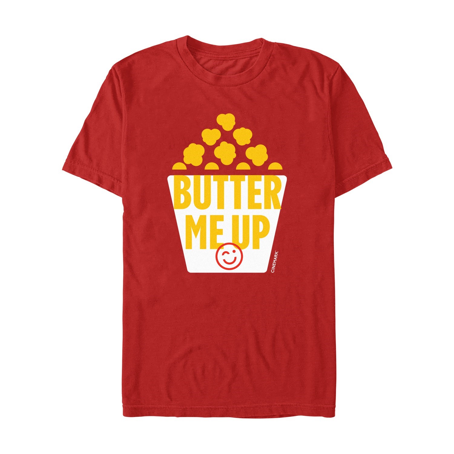 Cinemark "Butter Me Up" Adult Unisex T-shirt - Red 77004