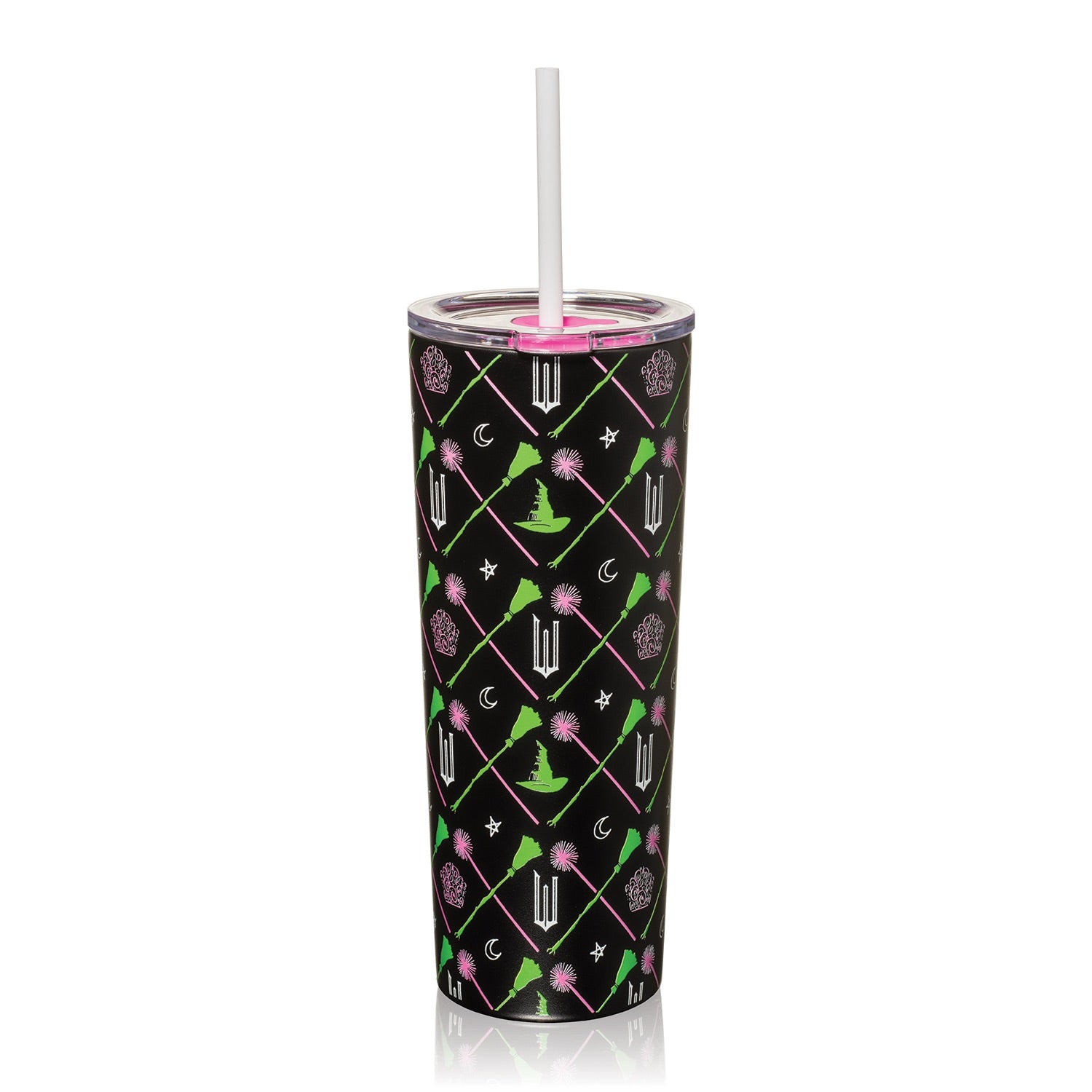 Wicked Black & Pink 24oz Stainless Steel Tumbler Set