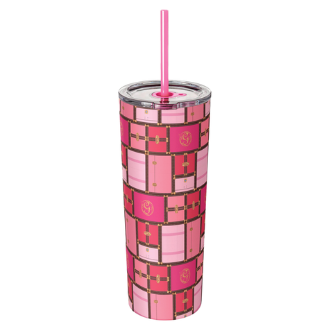 Wicked Black & Pink 24oz Stainless Steel Tumbler Set