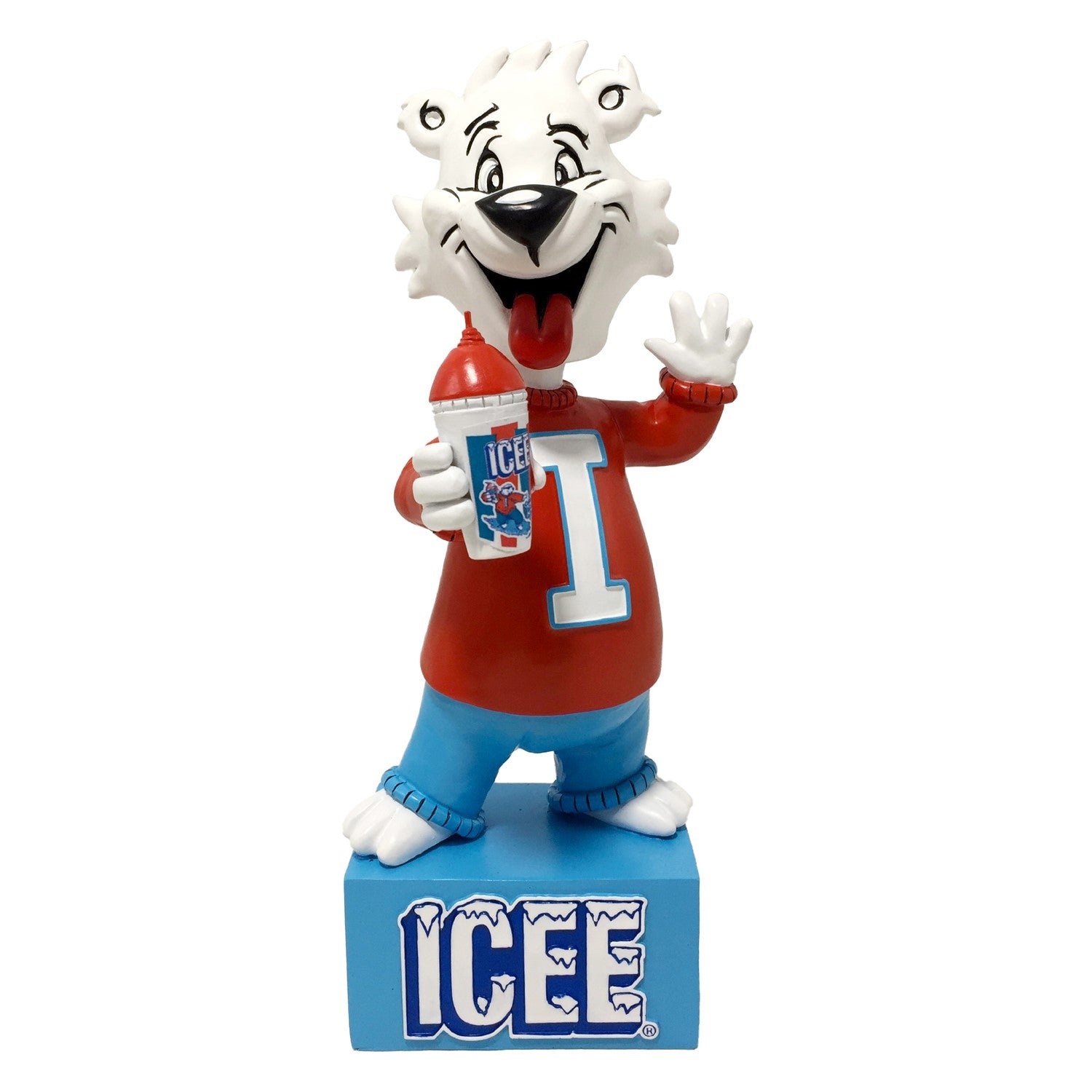 ICEE Bear Ceramic Bobblehead