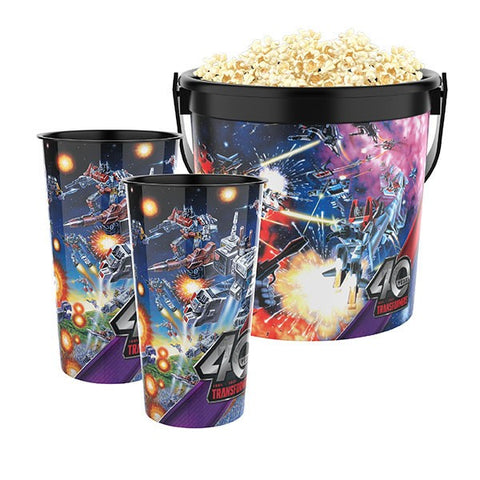 Transformers 40th Anniversary Popcorn Bucket and Cup Combo