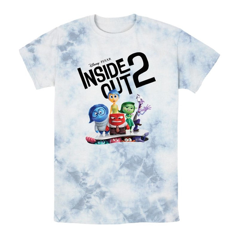 Inside Out 2 "Emotions Bombard" Men's Tie-Dye T-Shirt