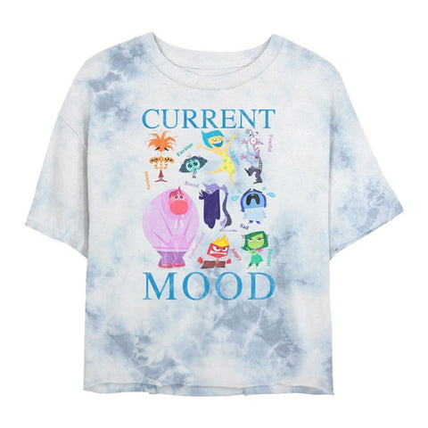 Inside Out 2 "Current Bombard" Juniors Tie-Dye T-Shirt