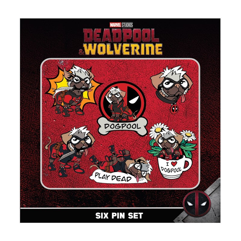 Deadpool & Wolverine/Dogpool 6-Pin Set