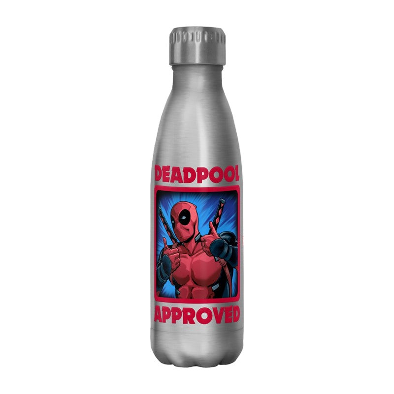 Deadpool "Approved" 17oz. Stainless Steel Water Bottle