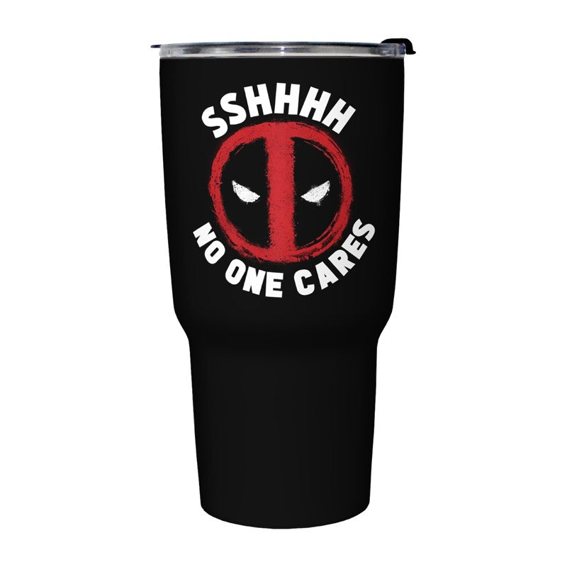 Deadpool "No One Cares" 27 oz Travel Mug