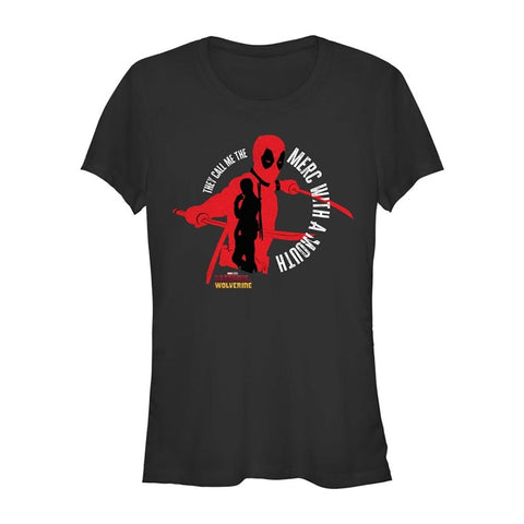 Deadpool "Merc With A Mouth" Junior's T-Shirt