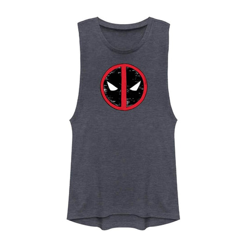 Deadpool "Sketch Logo DP" Junior's Muscle Tee