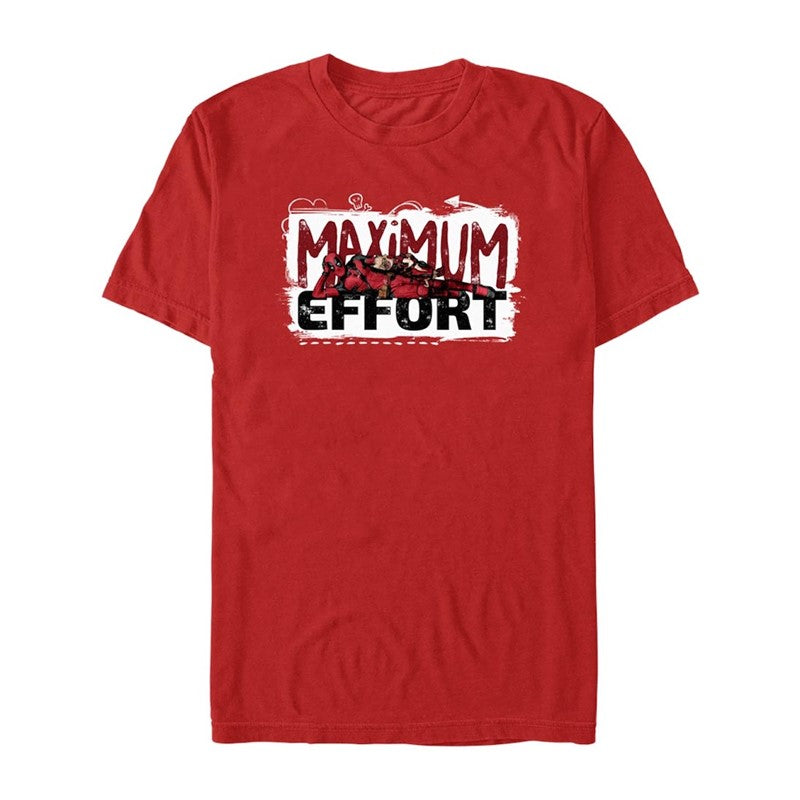 Deadpool "Maximum Effort Deadpool Dogpool" Men's T-Shirt