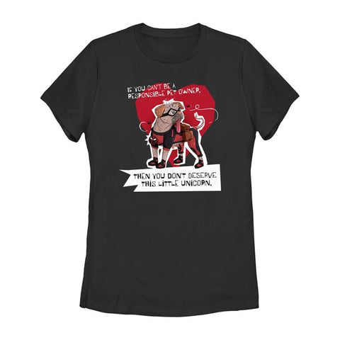 Deadpool "Dogpool Little Unicorn" Women's T-Shirt