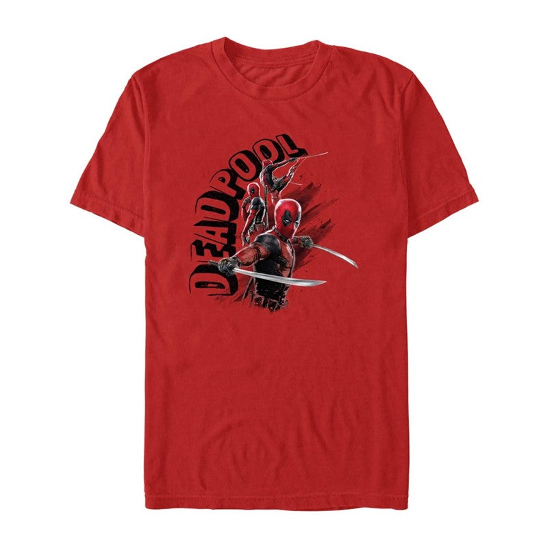 Deadpool "Deadpool Action Poses" Men's T-Shirt