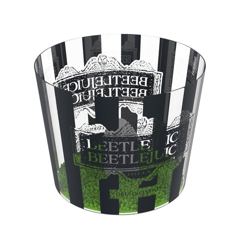 Beetlejuice Beetlejuice Tombstone Striped Popcorn Bucket