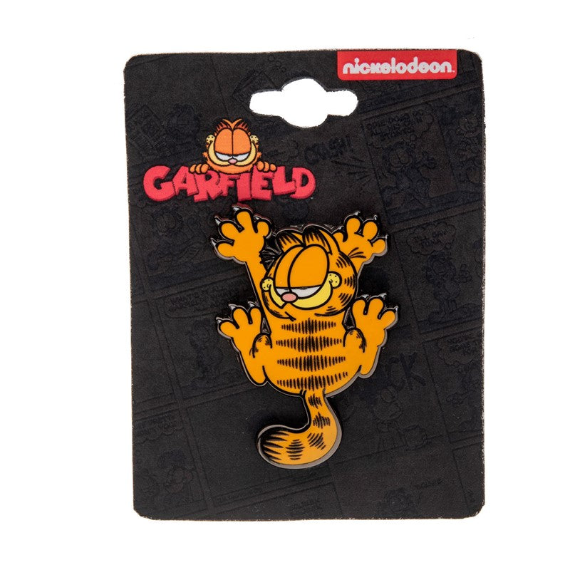 Garfield & Odie Pasta Keychain and Garfield Pin