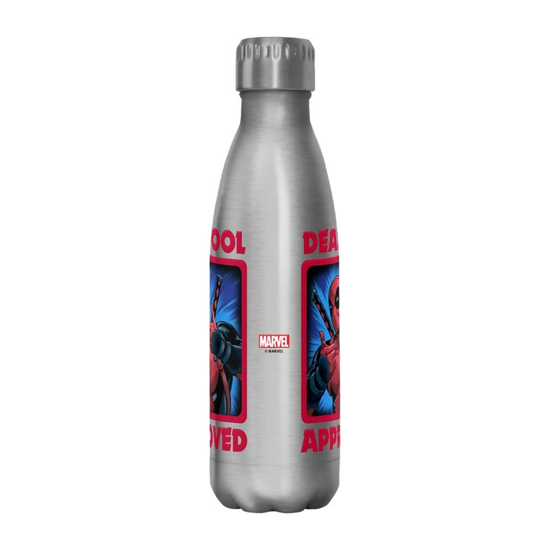 Deadpool "Approved" 17oz. Stainless Steel Water Bottle