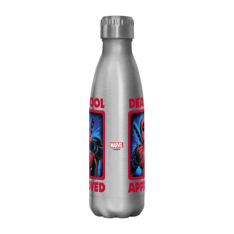 Deadpool "Approved" 17oz. Stainless Steel Water Bottle