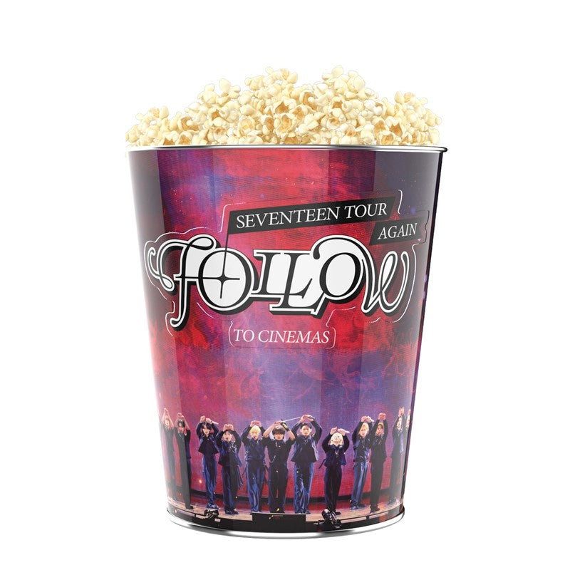 Seventeen Popcorn Tin & Double-Wall Cup set