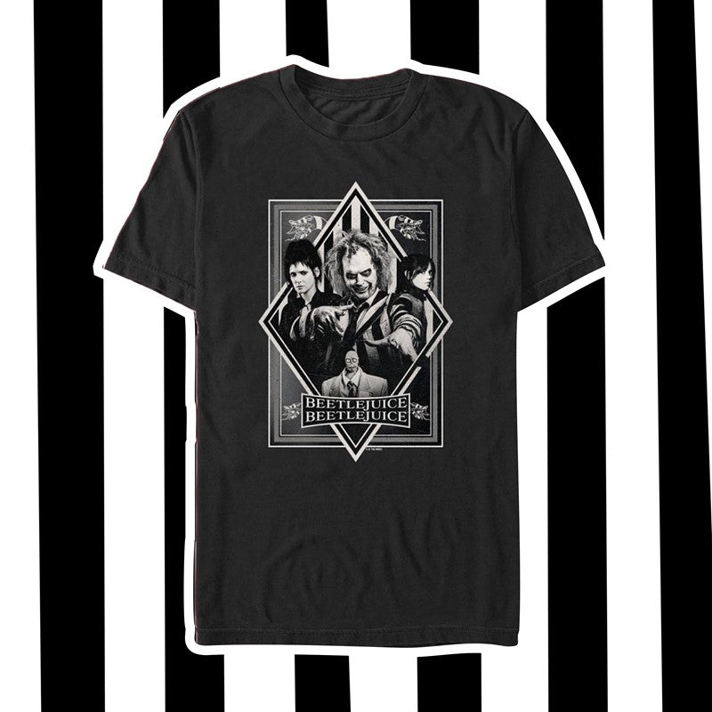 Beetlejuice Beetlejuice "Lydia, Beetlejuice, and Astrid" Men's T-Shirt