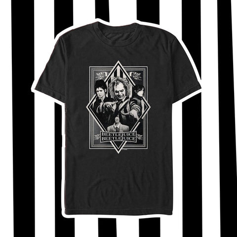 Beetlejuice Beetlejuice "Lydia, Beetlejuice, and Astrid" Men's T-Shirt