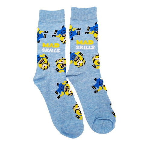 Minions 4-PK Crew Men's Socks