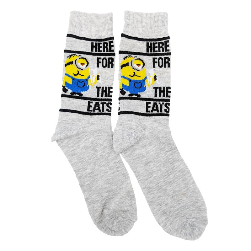 Minions 4-PK Crew Men's Socks